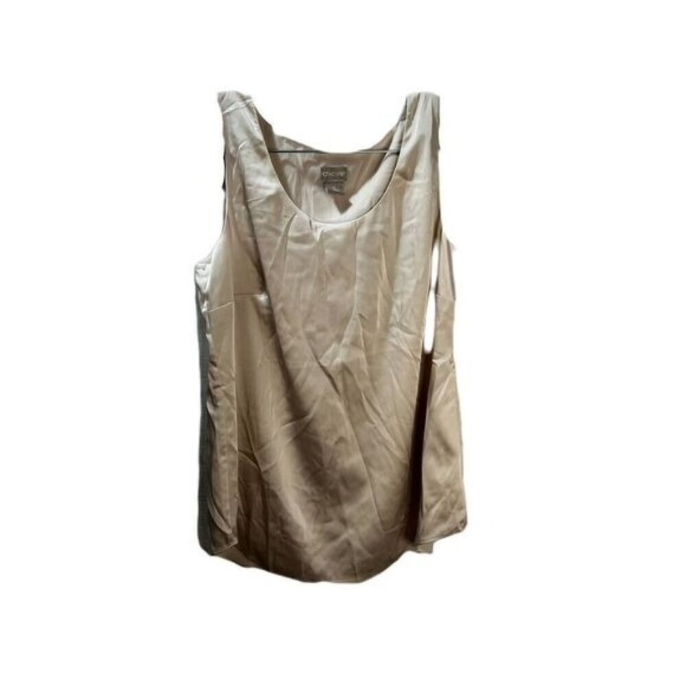 Satin Pleated Neck Sleeveless Camisole Size‎ 0 NEW